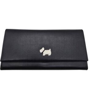 Radley‎ Leather RFID Wallet Large Coin Card Case Black W19.5 x H9.5cm Protect